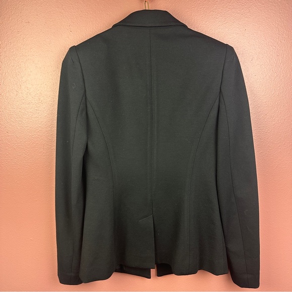 Michael Stars two button closure black stretch blazer size one - Picture 6 of 6